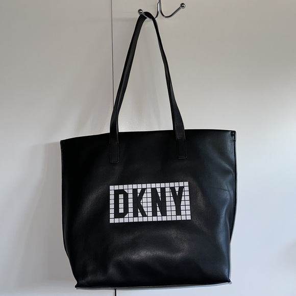 {VGUC} DKNY leather snap shoulder bag - Picture 4 of 10